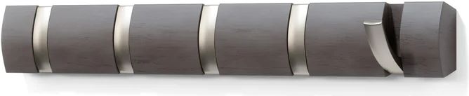 Outlet - Umbra Flip wieszak 5-punktowy drewno/nikiel 318850-1143 - Wysyłka w 24h