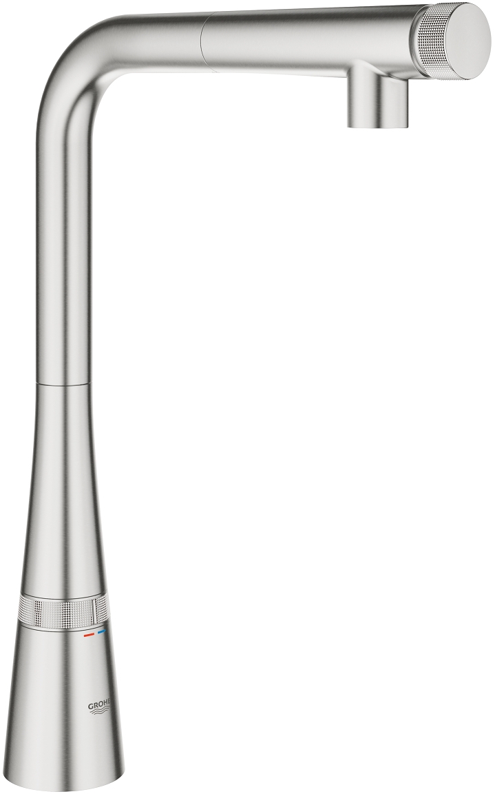Grohe Zedra SmartControl bateria kuchenna stojąca stal nierdzewna 31593DC2