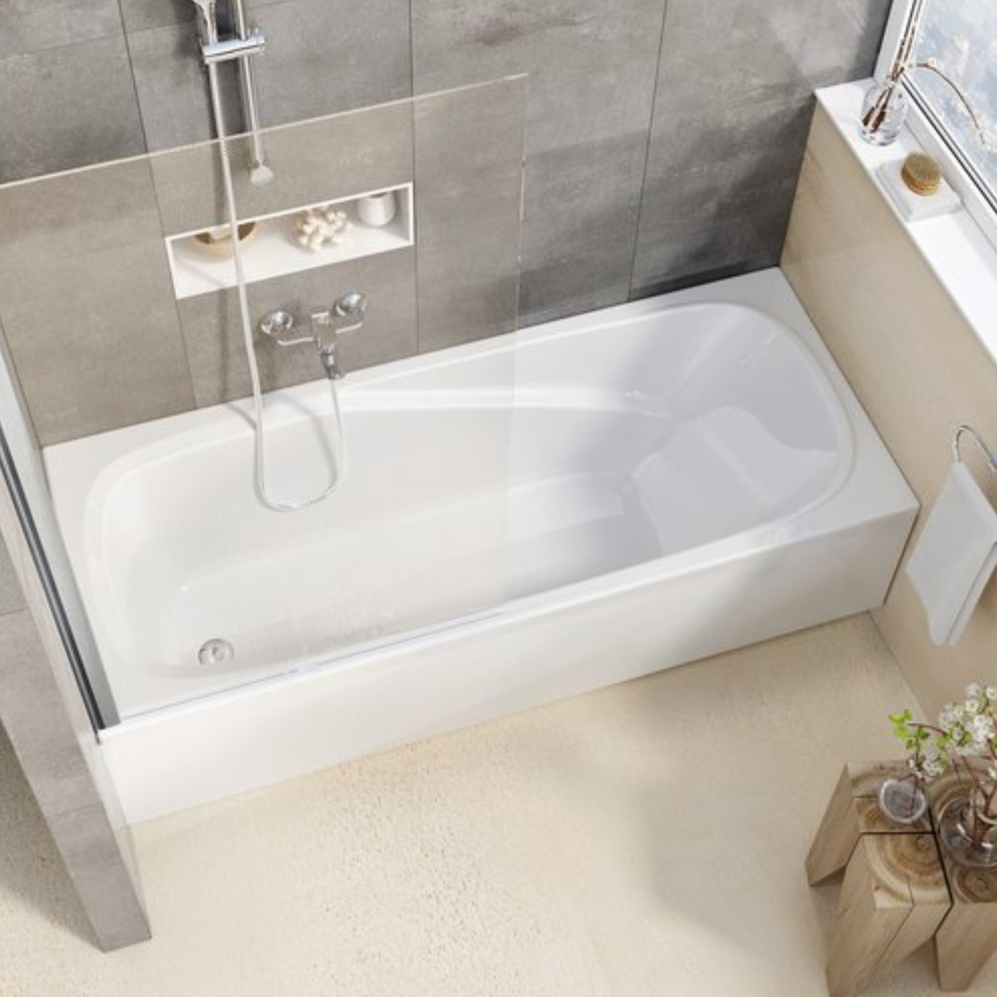 Ravak Vanda II wanna prostokątna 170x70 cm biała CP21000000