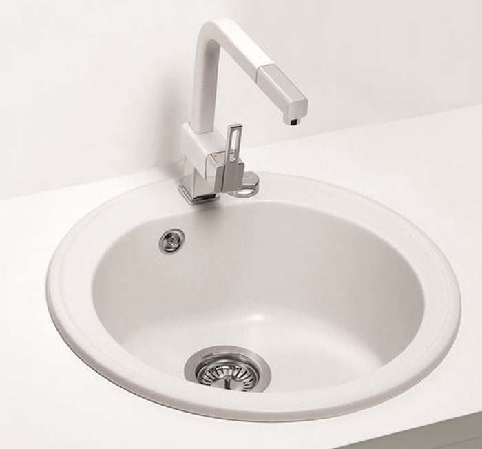 Alveus Niagara 10 zlewozmywak 51x51 cm 1-komorowy biały 1121111 - Wysyłka w 24h