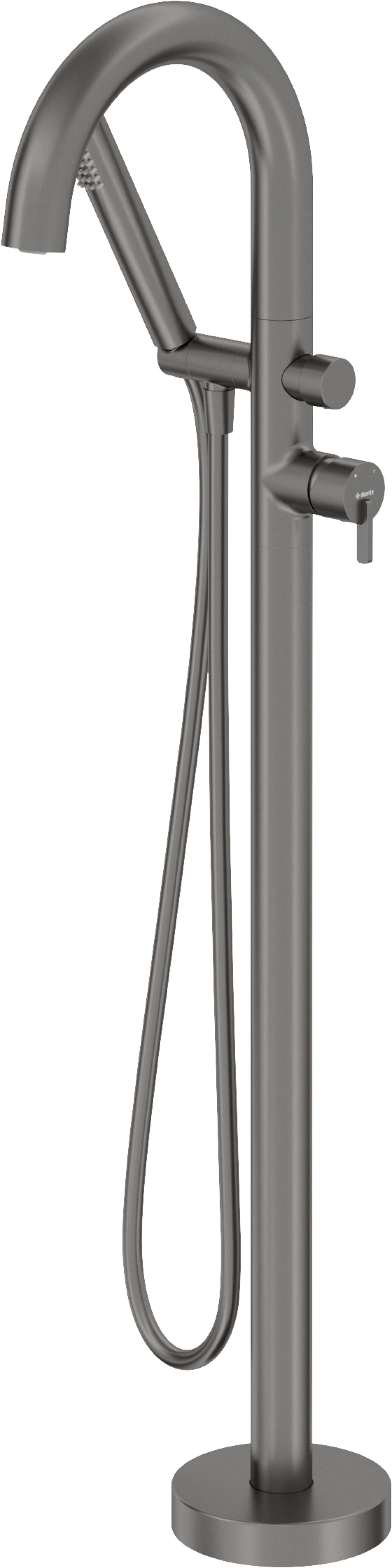 Deante Silia Titanium bateria wannowo-prysznicowa wolnostojąca grafit BQS_D17N