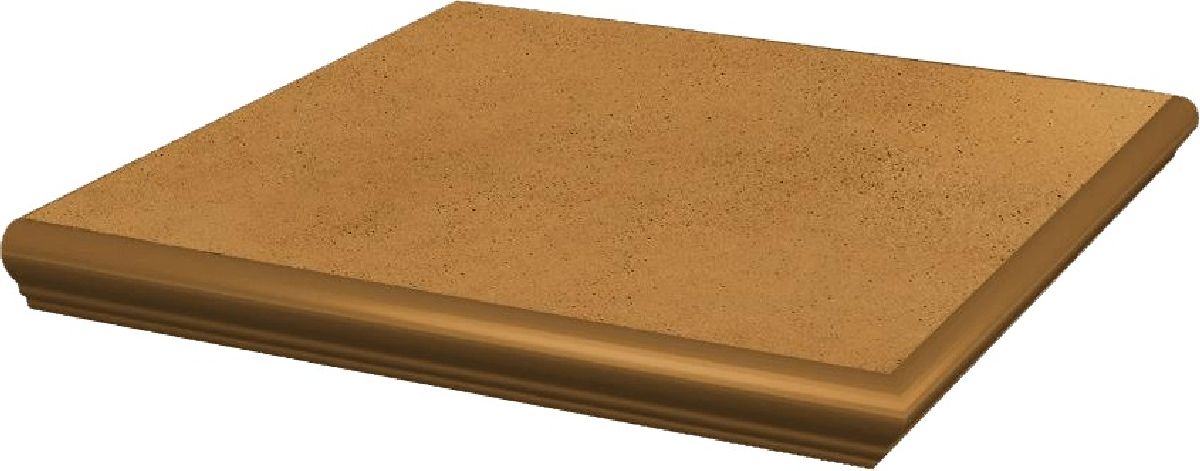 Paradyż Aquarius stopnica 33x33 cm narożna kapinos STR brązowy mat