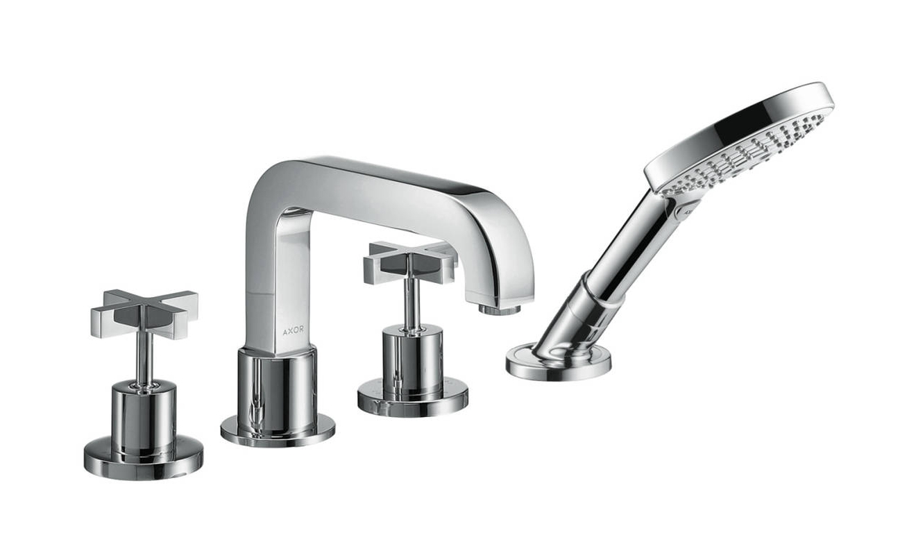 Axor Citterio bateria wannowo-prysznicowa 4-otworowa chrom 39453000
