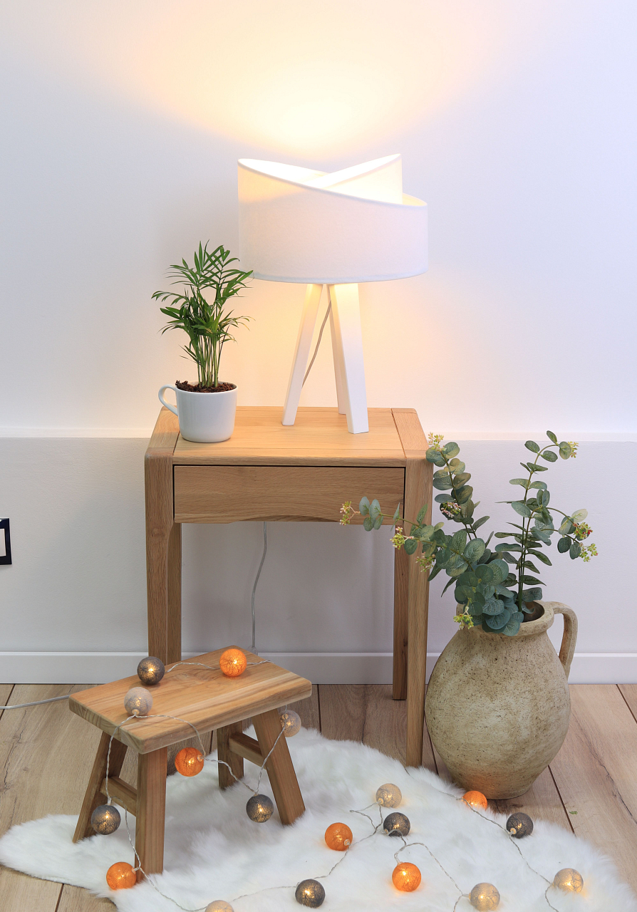 BPS Koncept Galaxy lampa stołowa 1x60 W biała 060S-060W