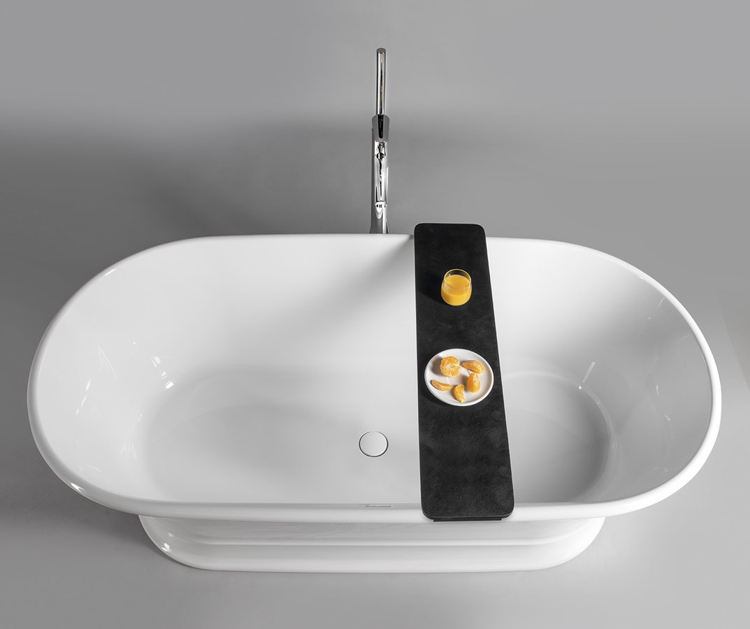 Polysan Delonix półka wannowa czarna 73313