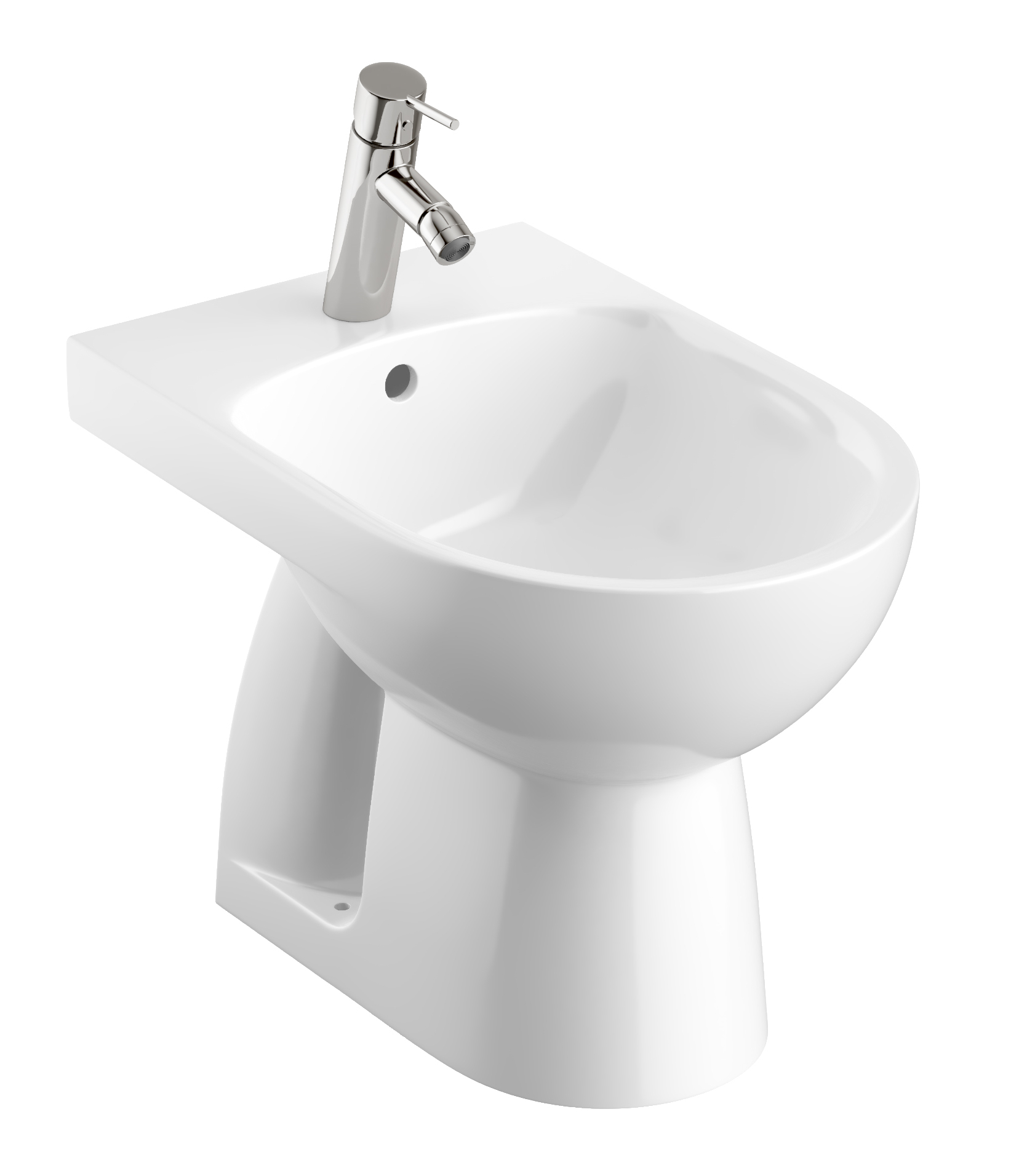 Geberit Selnova bidet stojący biały połysk 500.154.01.5