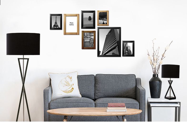 Abigali Sand Glass lampa stojąca 1x40W czarna FSG-B-E27