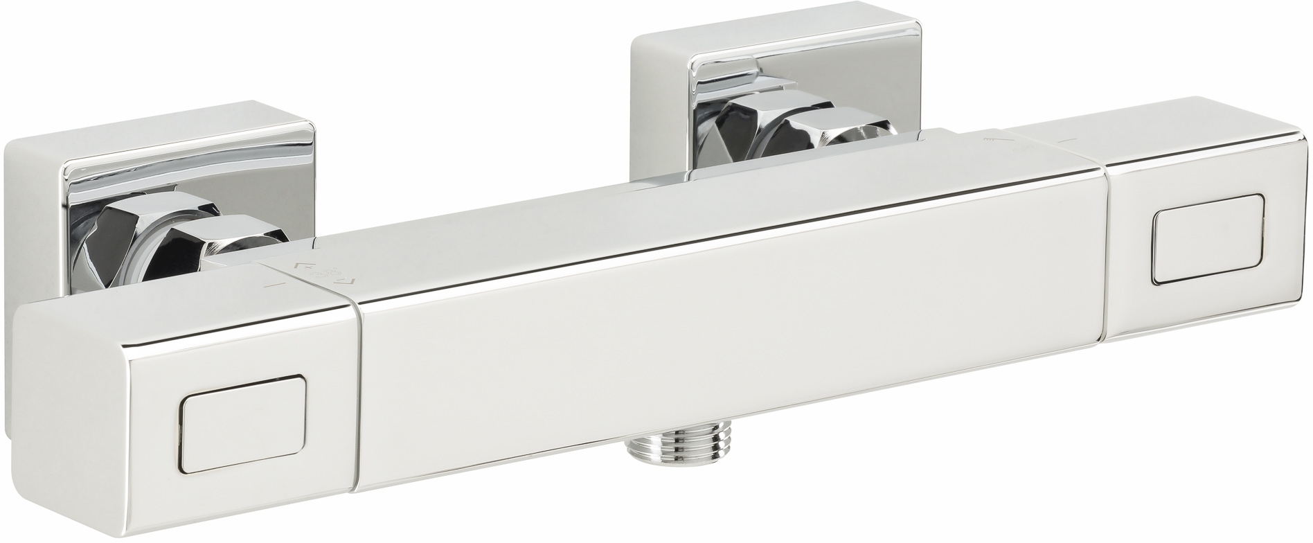 Herzbach Ceo bateria prysznicowa ścienna termostatyczna chrom 36.131100.1.01