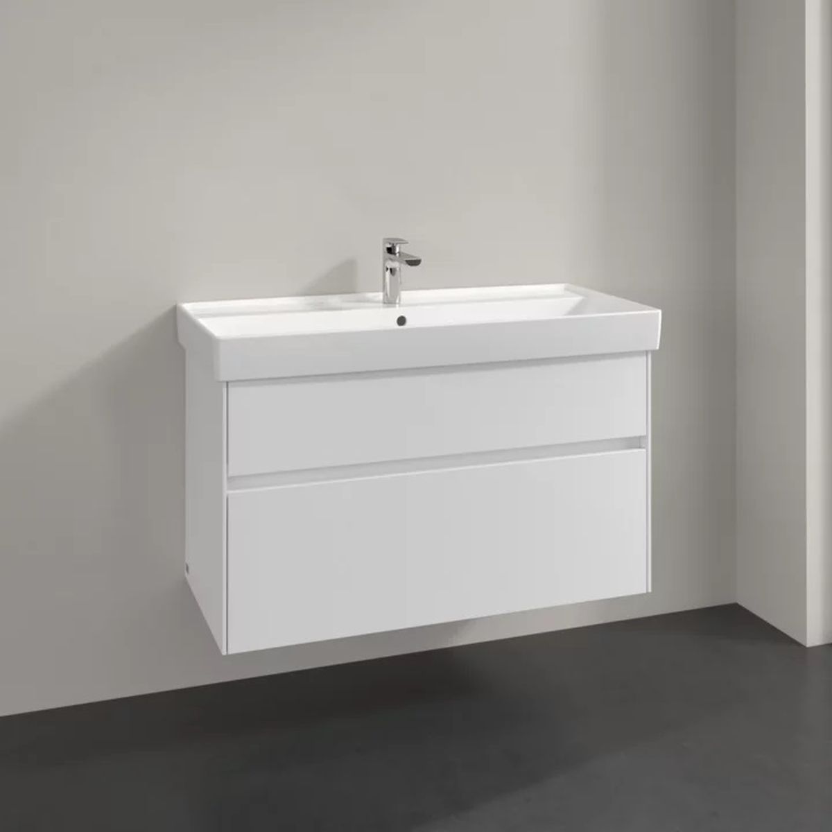 Villeroy & Boch Collaro szafka 95,4x44,4x54,6 cm podumywalkowa wisząca biała C01100DH - Wysyłka w 24h