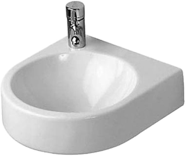 Duravit Architec umywalka 36x38 cm ścienna półokrągła biała 0766350009