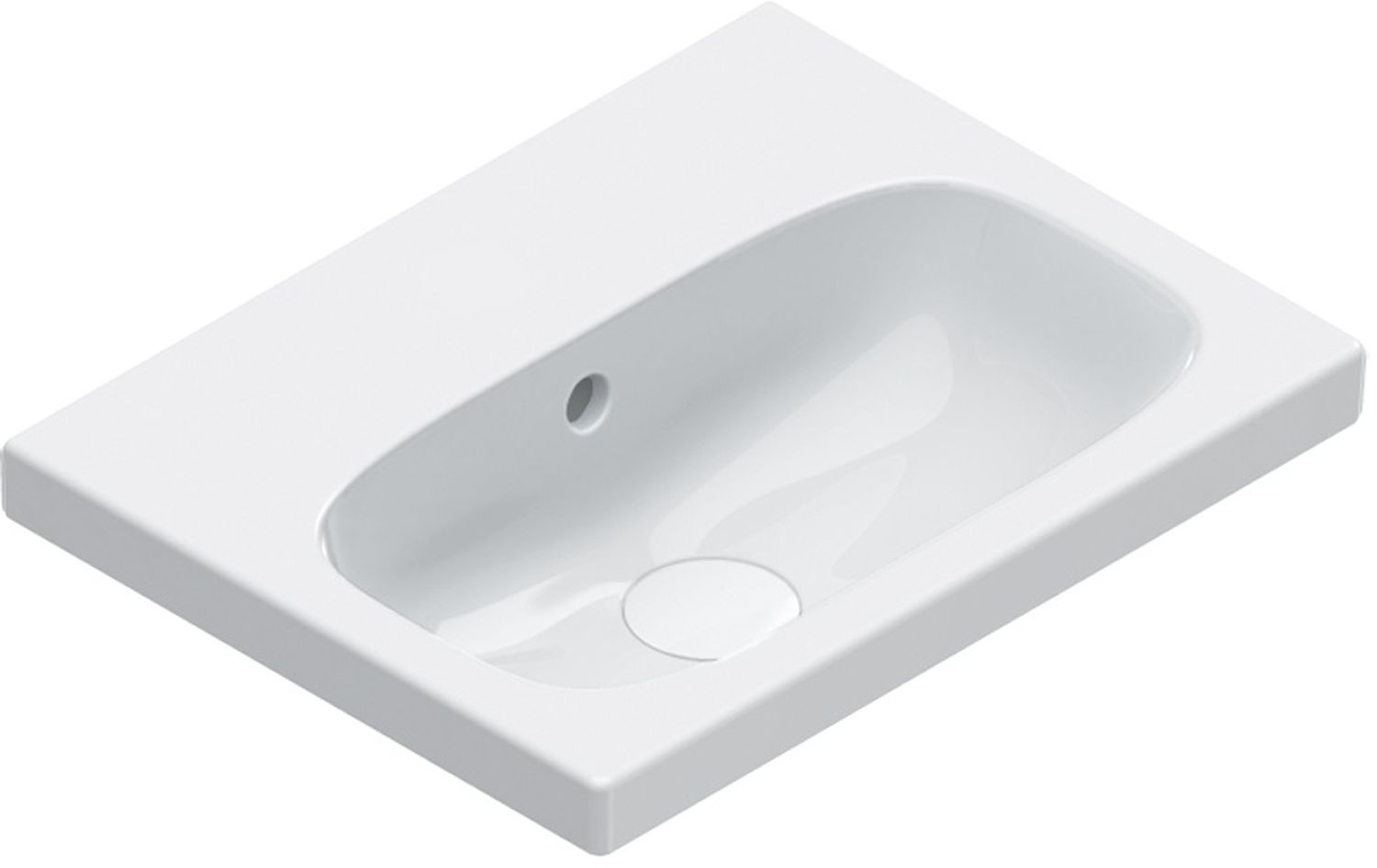 Catalano Alvea umywalka 45x35 cm prostokątna ścienna-meblowa biała 0620450001