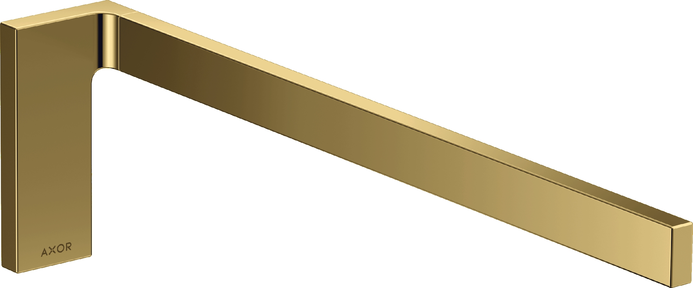Axor Universal Rectangular wieszak na ręcznik złoty optyczny polerowany 42626990