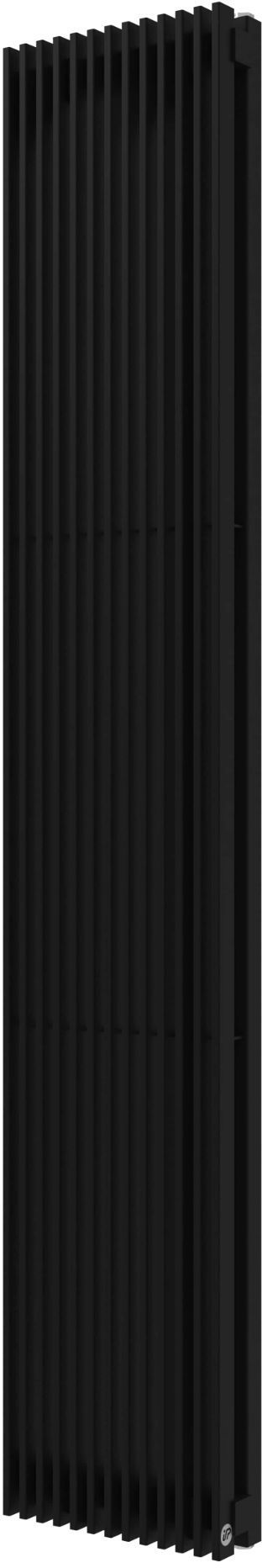 Instal Projekt Afro New 2 grzejnik pokojowy 160x28,8 cm podłączenie dolne czarny AFRN2-160/13C31