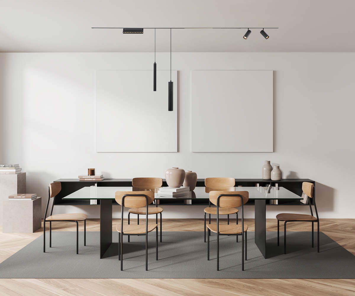 Italux Magnetic Rinet lampa do szynoprzewodów 1x12 W czarny TRM-53623-12W-3K