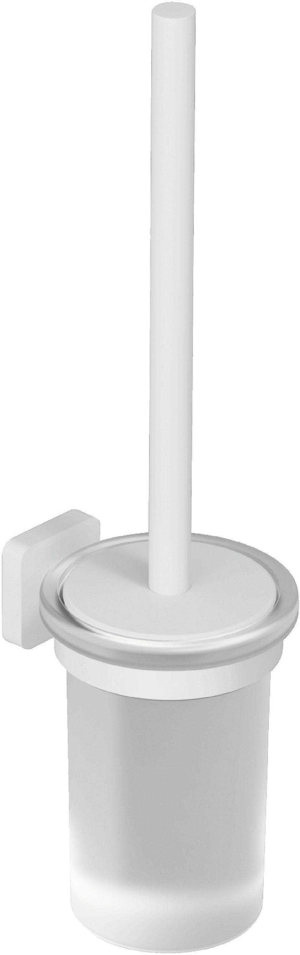 Kludi Vela S szczotka toaletowa z rączką ścienna biały mat 2597453