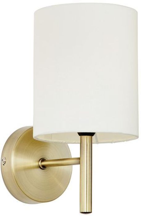 Endon Brio kinkiet 1x40W kremowy/złoty BRIO-1WBAB