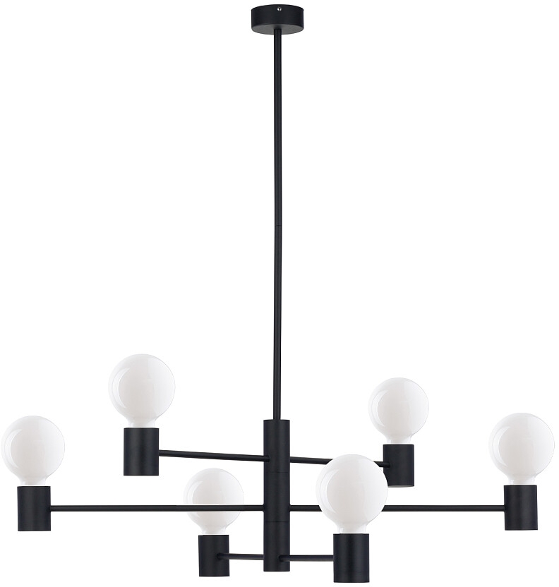 Nowodvorski Lighting Radius lampa wisząca 6x25 W czarna 7932