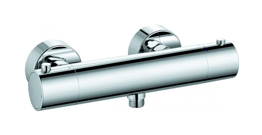 Kludi Objekta bateria prysznicowa ścienna termostatyczna chrom 352000538