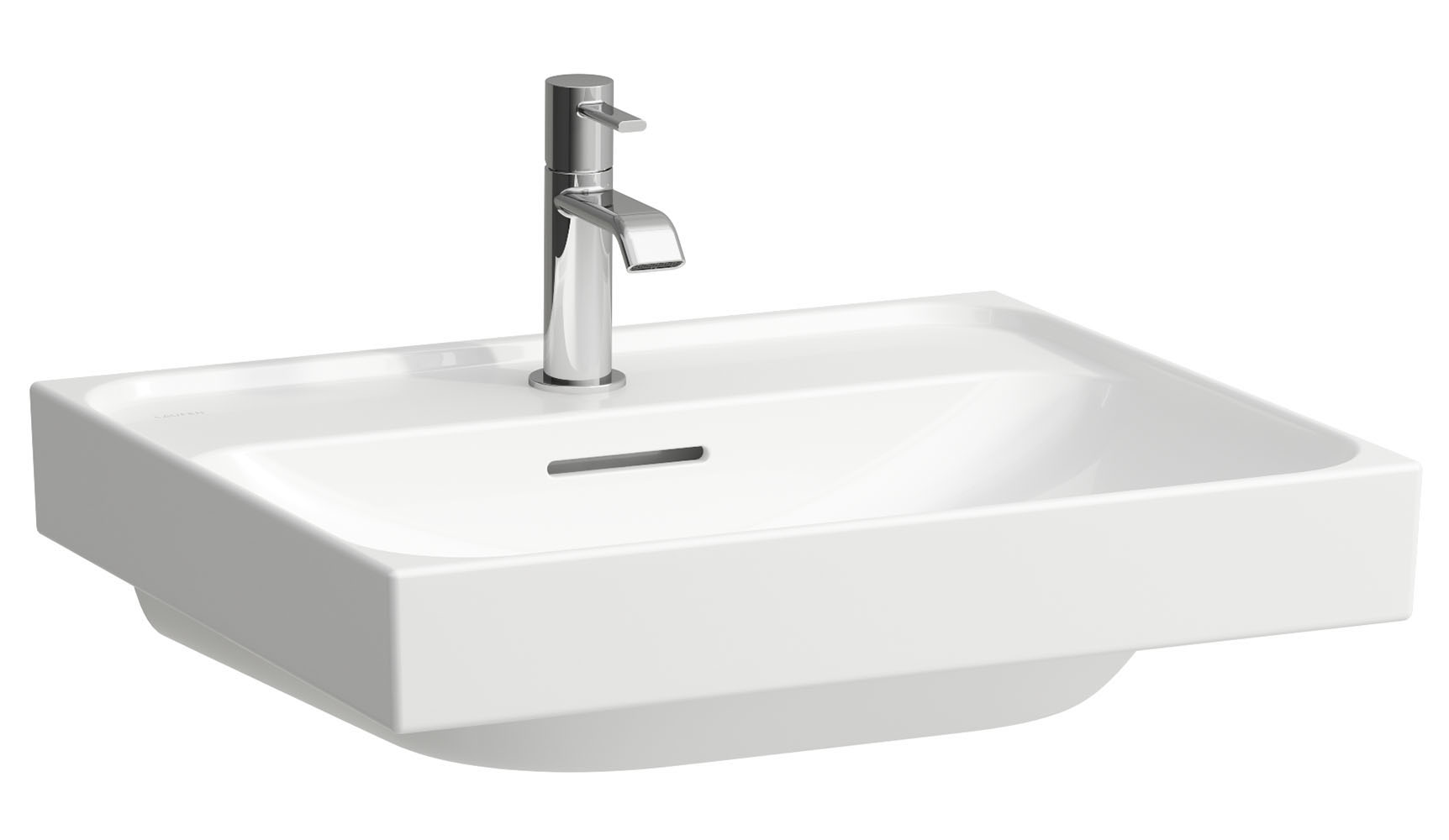 Laufen Meda umywalka 55x46 cm prostokątna ścienna-meblowa biały mat H8101127571041