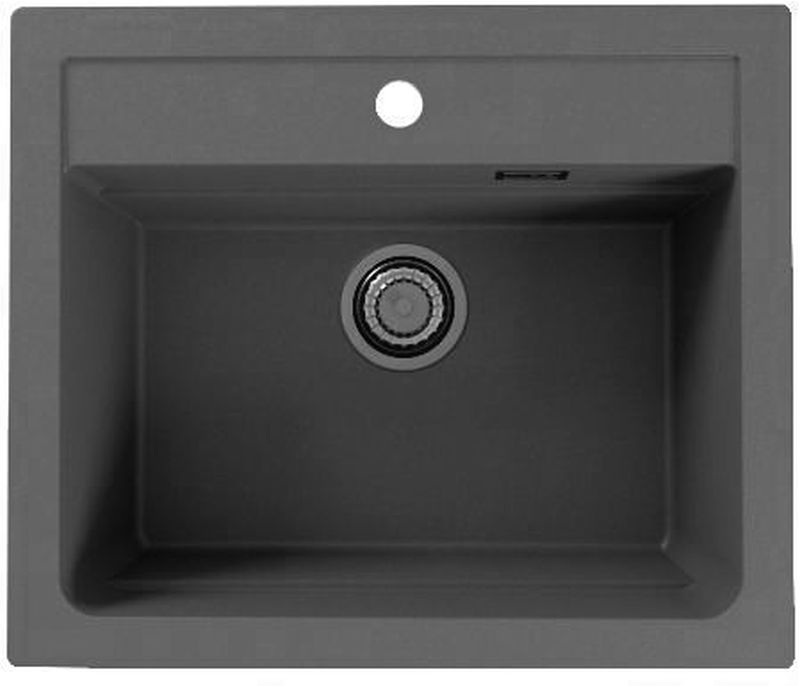 Alveus Atrox zlewozmywak granitowy 59x50 cm szary/grafitowy/onyx 1131995