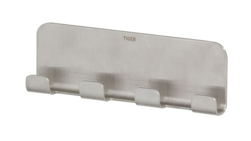 Tiger Colar wieszak na ręcznik poczwórny ścienny stal 13147.3.09.46