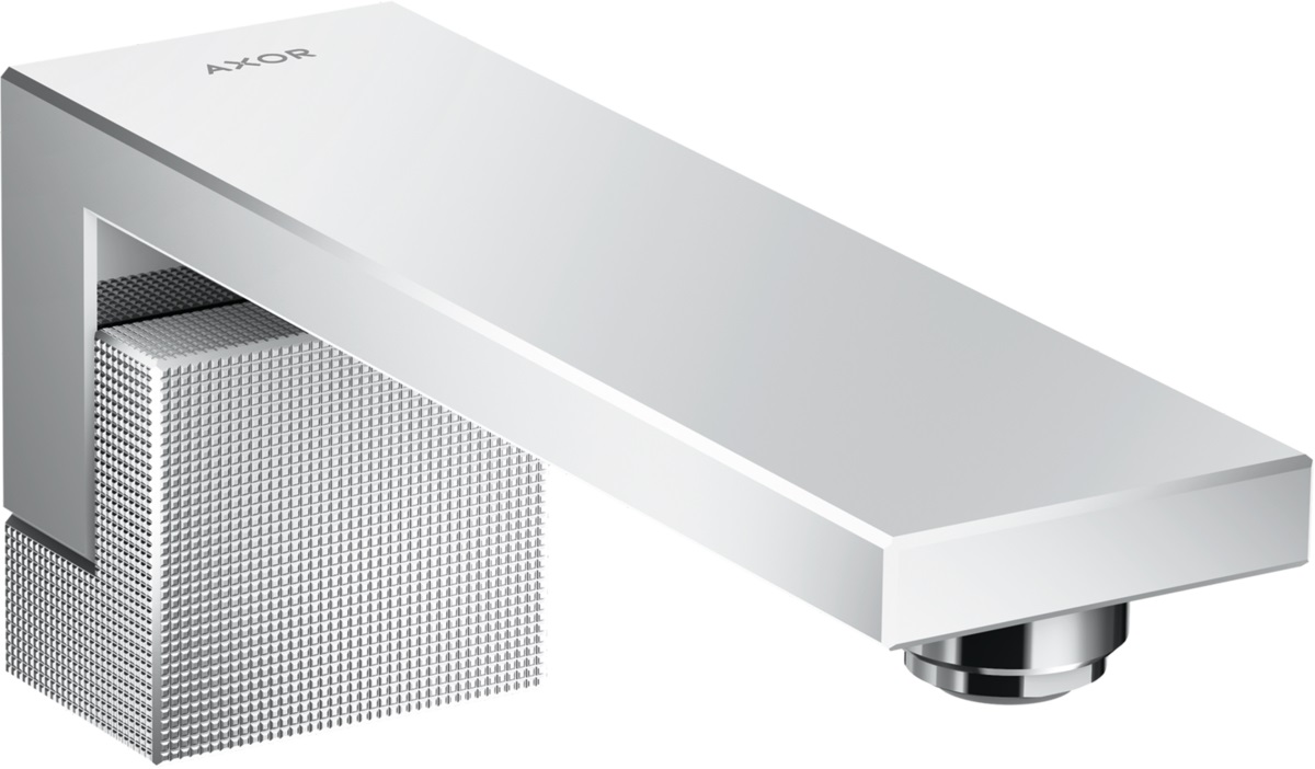 Axor Edge wylewka wannowa ścienna szlif diamentowy chrom 46411000