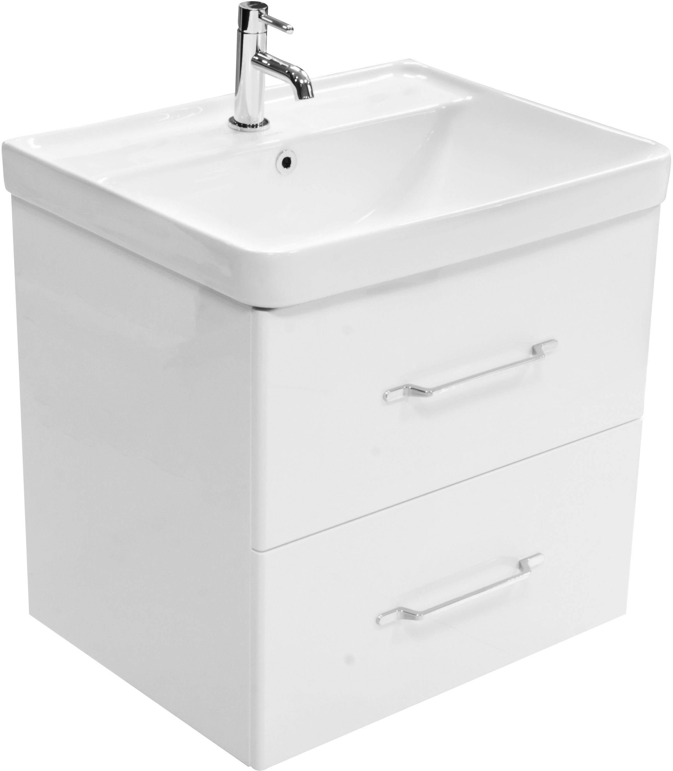 LaVita Nevada umywalka z szafką 60 cm zestaw meblowy biały (5900378309239, 5908211406084)