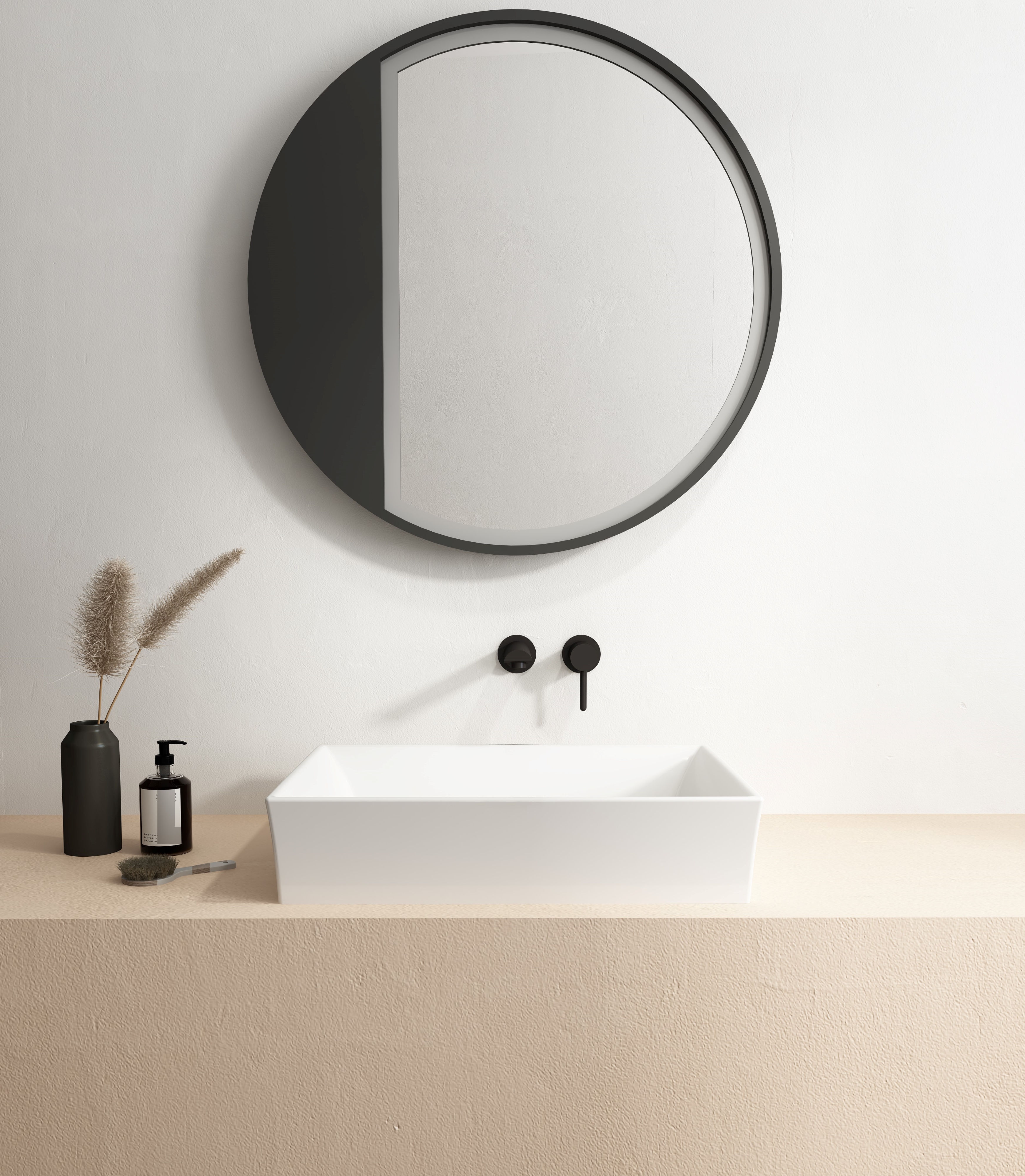 Bocchi Vessel umywalka 56x38 nablatowa prostokątna Clean Plus+ biały połysk 1172-061-0125 - Wysyłka w 24h