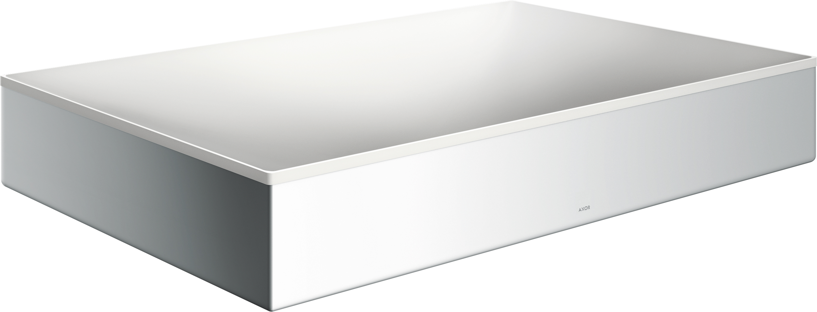 Axor Suite umywalka 60x40 cm nablatowa prostokątna biały/chrom 42004000