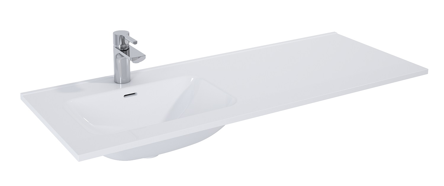 Elita Skappa umywalka 120,8x46 cm prostokątna meblowa-z blatem biała RE041204068060 - Wysyłka w 24h