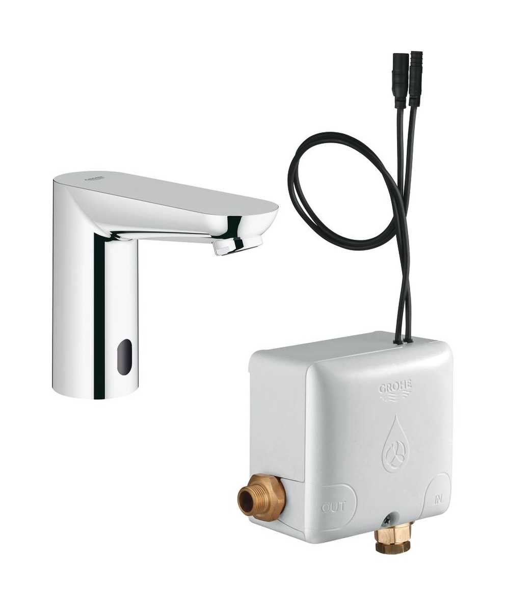 Grohe Euroeco Cosmopolitan E Powerbox bateria umywalkowa elektroniczna z generatorem zasilania chrom 36384000 - Wysyłka w 24h