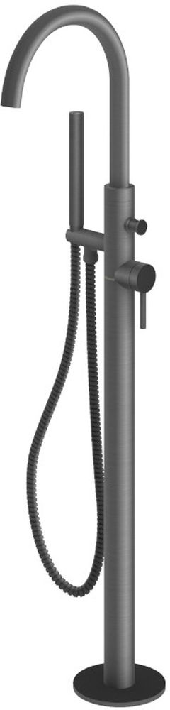 Kohlman Axel Gray bateria wannowo-prysznicowa wolnostojąca grafit szczotkowany QF1165AG