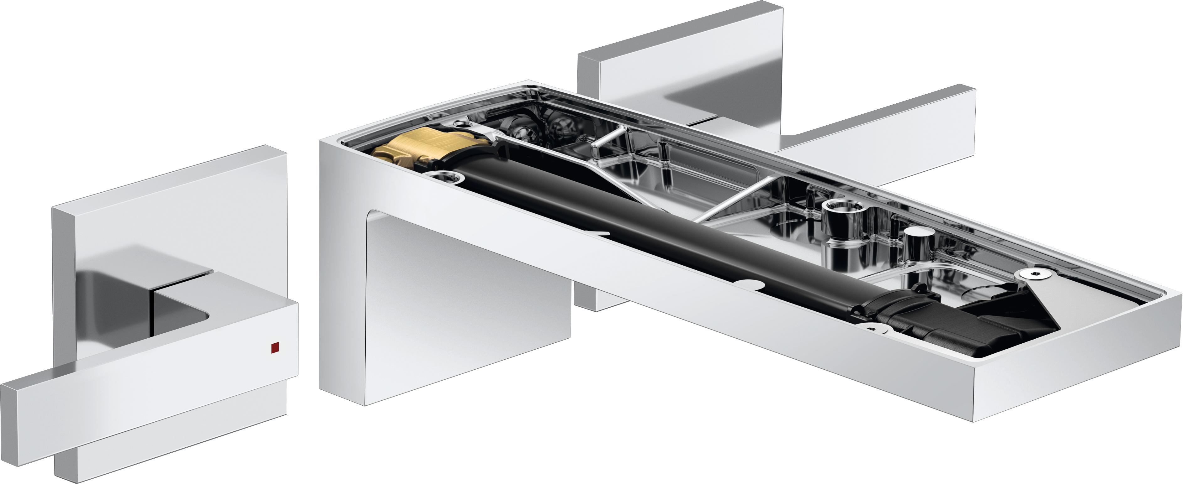 Axor MyEdition bateria umywalkowa podtynkowa 3-otworowa chrom 47082000