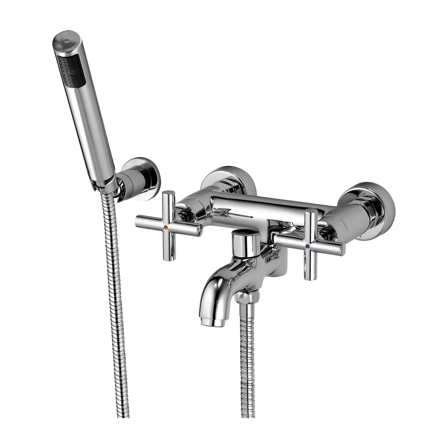 Omnires Modern bateria wannowo-prysznicowa ścienna chrom C304CR - Wysyłka w 24h