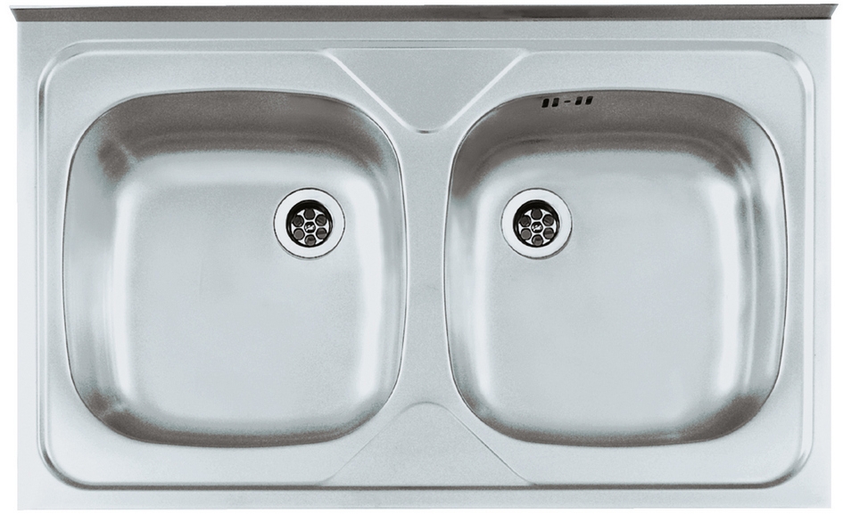 Genesis Primal 40 zlewozmywak 80x50 cm stal satyna 1124506