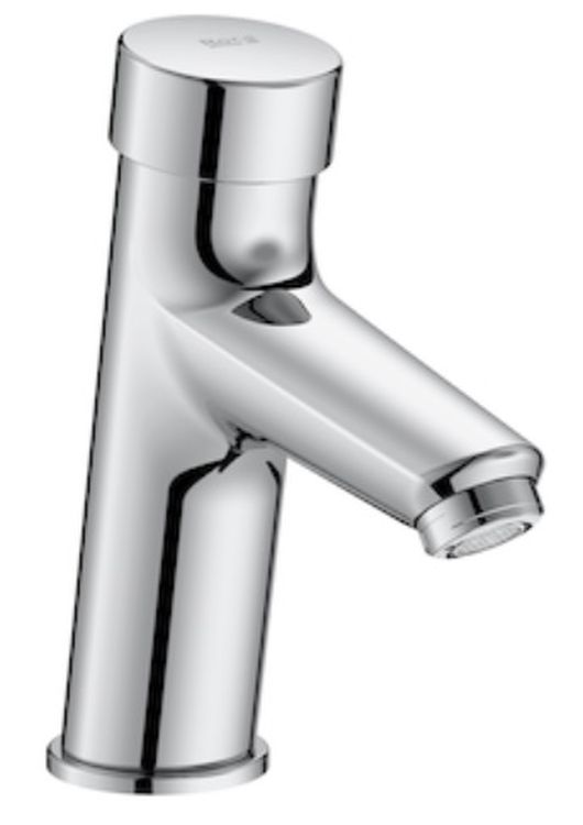 Roca Fluent zawór umywalkowy stojący czasowy na wodę zmieszaną chrom A5A4A24C00