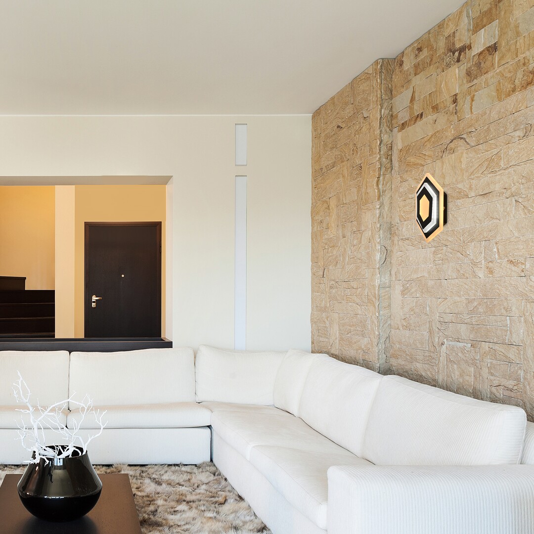 Rabalux Bitsi kinkiet 1x23W LED czarny/żółty 71113