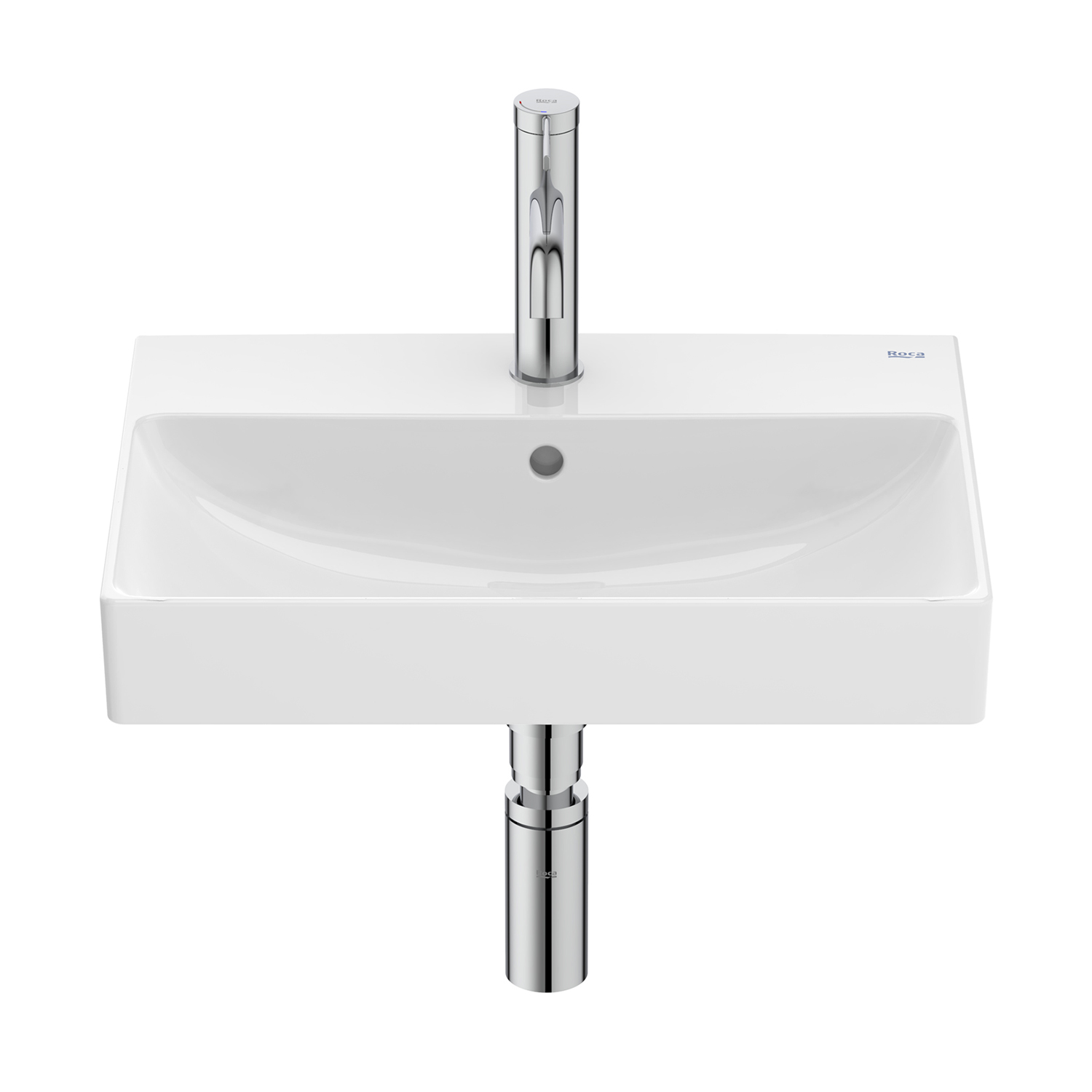 Roca Ona umywalka 50x36 cm prostokątna ścienna biała A32768ES00 - Wysyłka w 24h