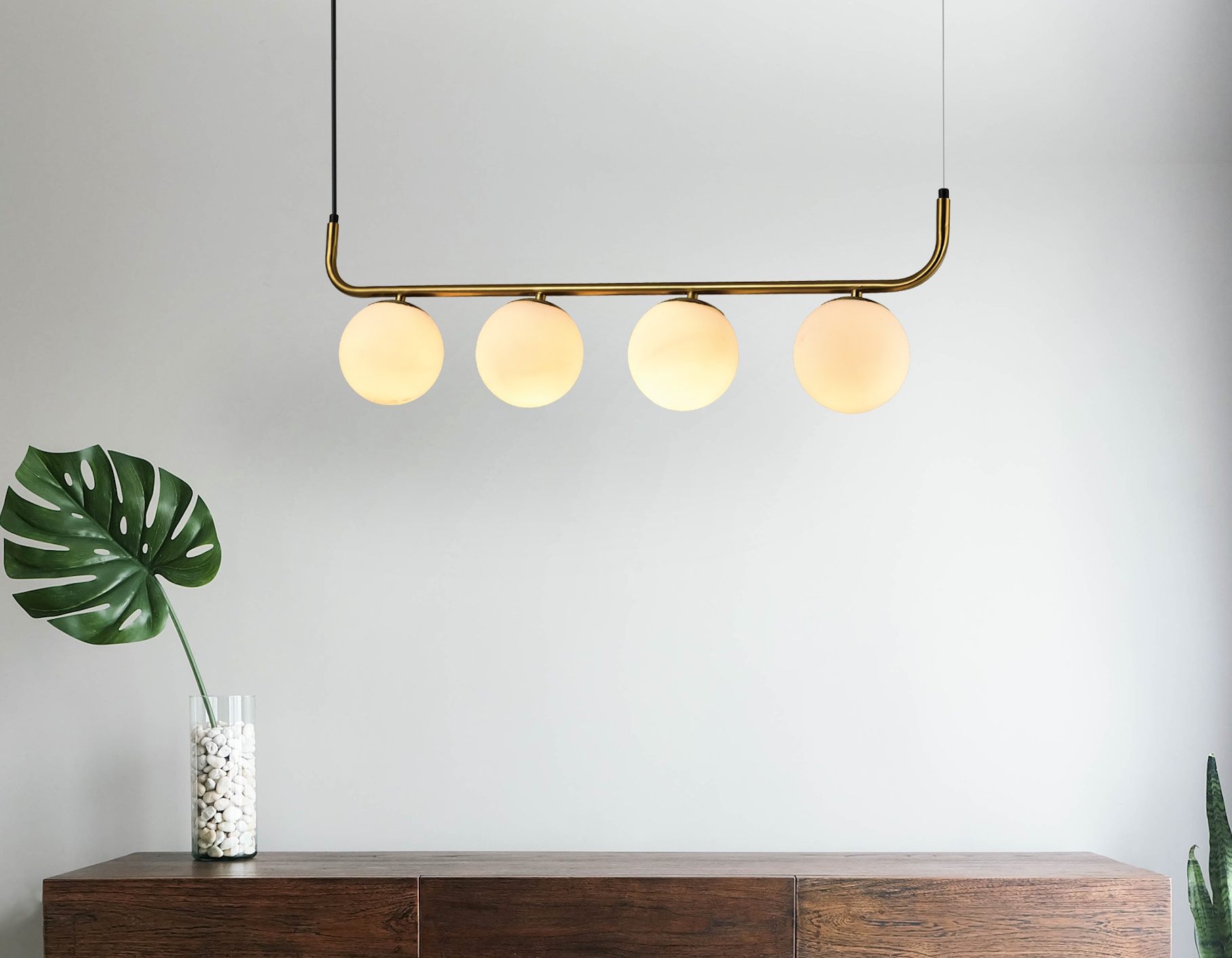 Light Prestige Alisa lampa wisząca 4x40 W złota LP-005/4LGD