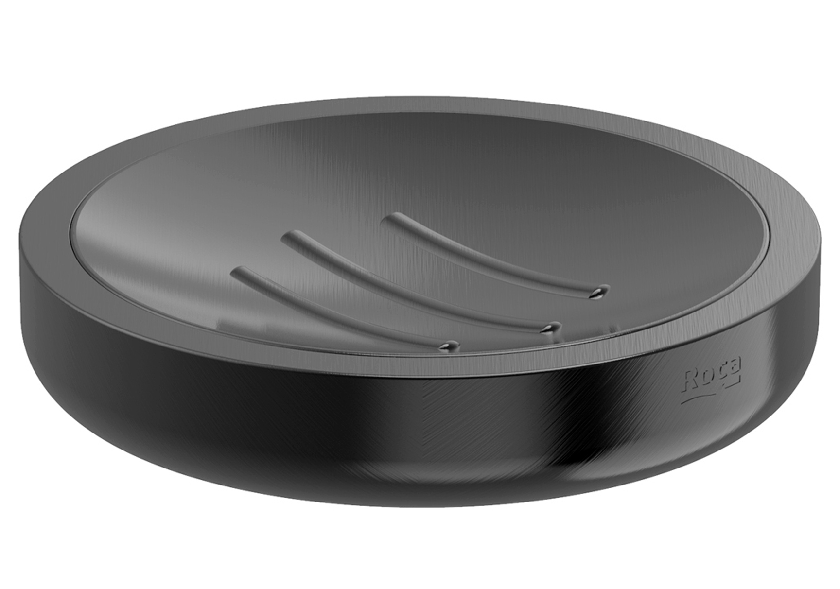 Roca Tempo mydelniczka stojąca czarny szczotkowany A817024NM0