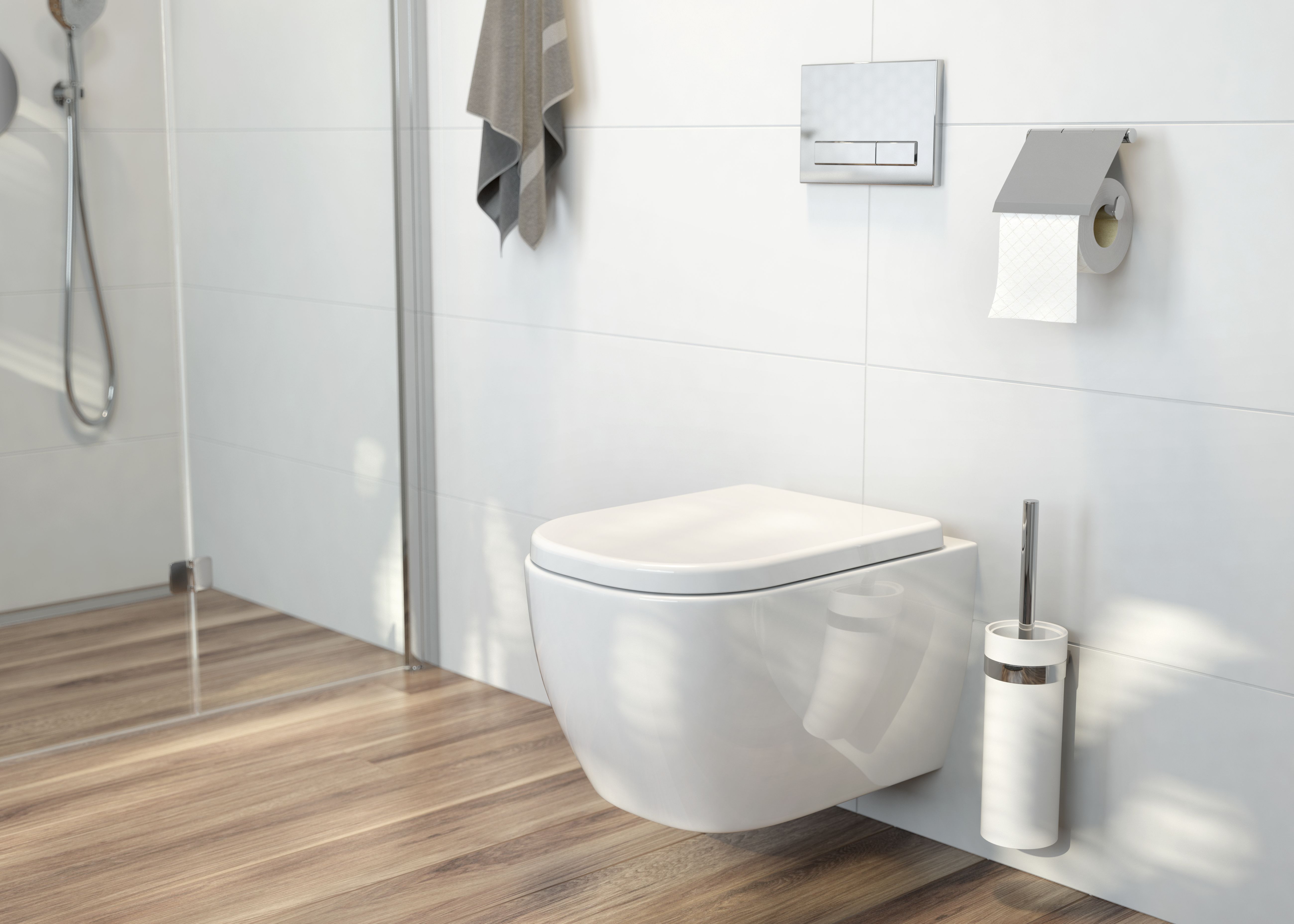 Oltens Vernal miska WC wisząca PureRim z powłoką SmartClean biała 42502000 - Wysyłka w 24h