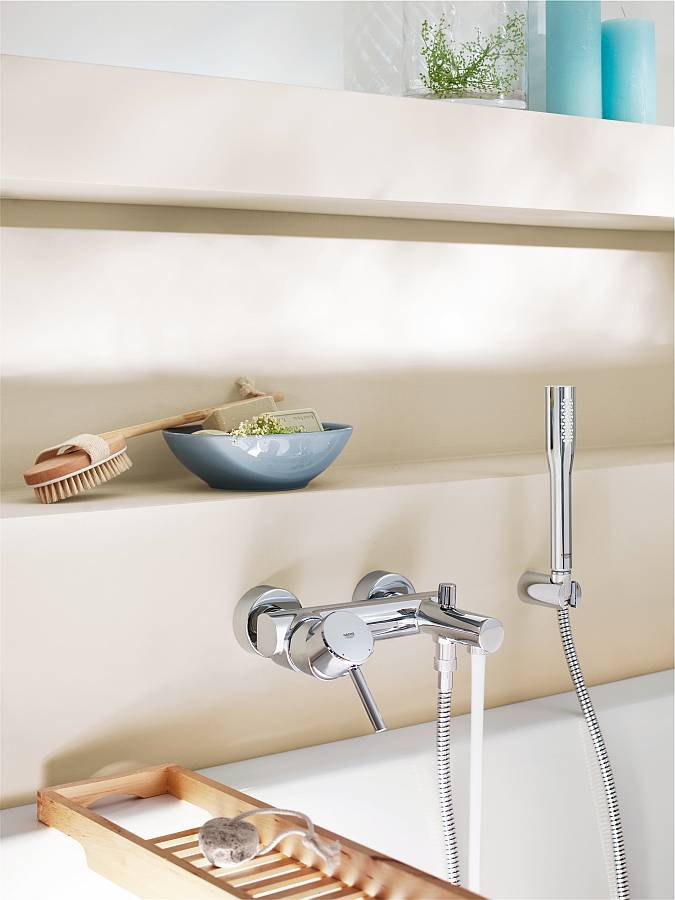 Grohe Concetto bateria wannowo-prysznicowa ścienna chrom 32211001 - Wysyłka w 24h