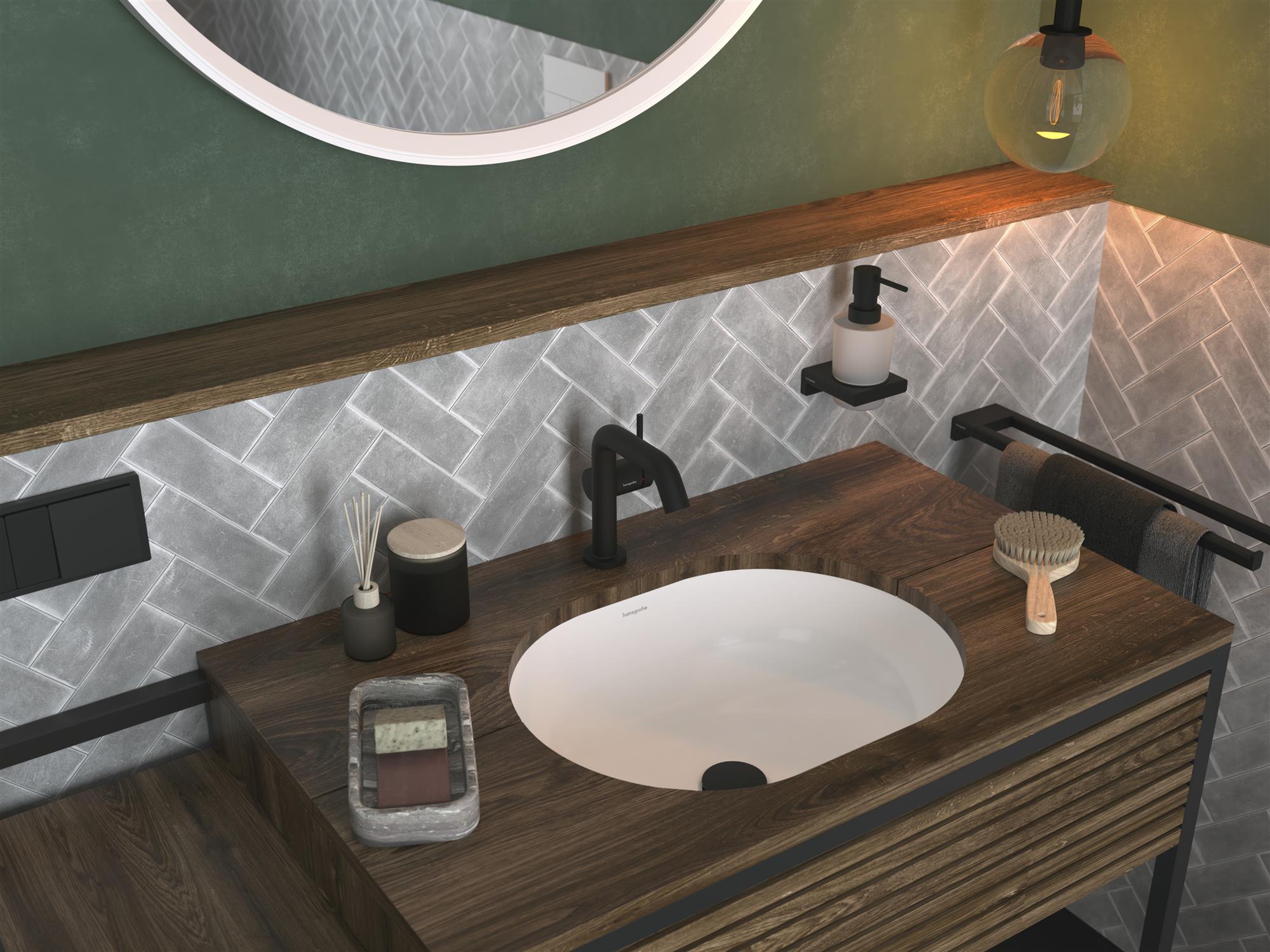 Hansgrohe Xuniva U umywalka 45x35 cm podblatowa biały 60153450