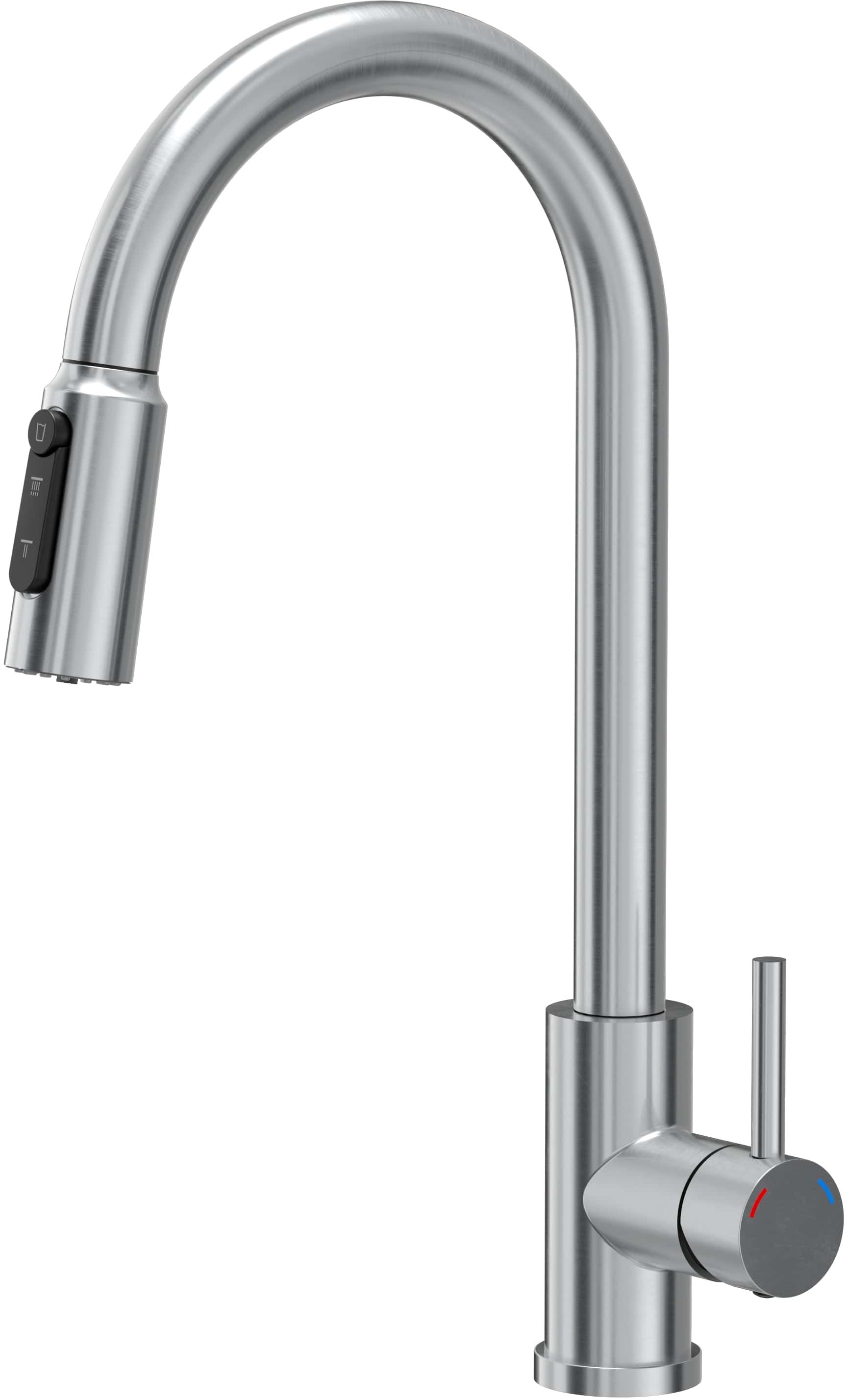 Quadron Cindy bateria kuchenna do filtra wody stojąca stal 52140BS