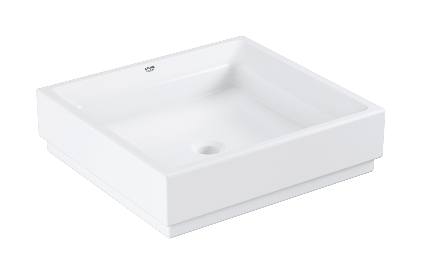 Grohe Cube Ceramic umywalka 50x47 cm nablatowa PureGuard biała 3948100H