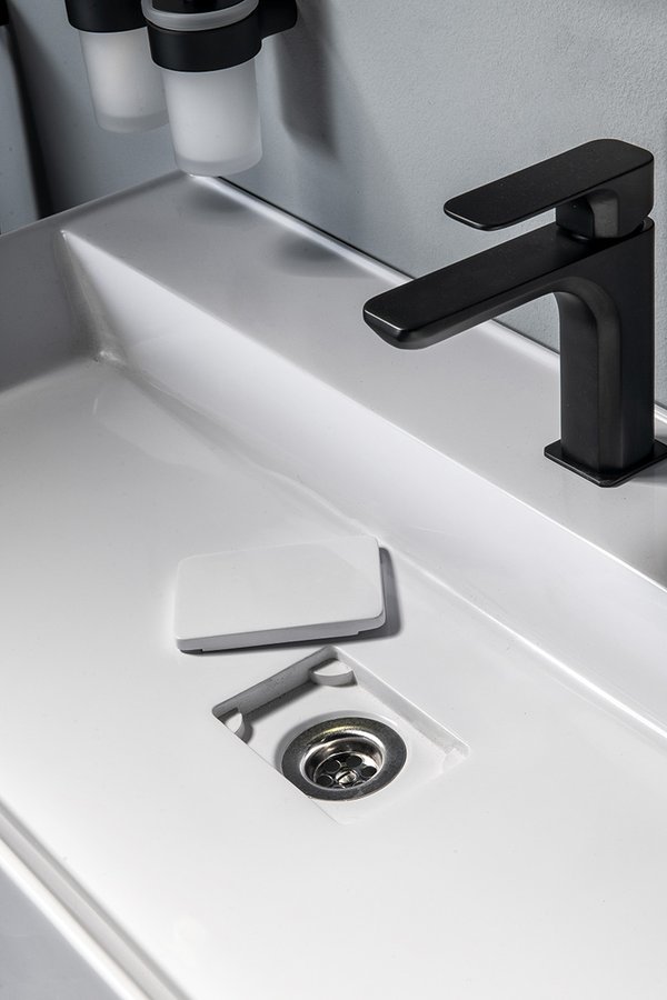 Sapho Godiva umywalka 96x44 cm ścienna prostokątna biała GU096