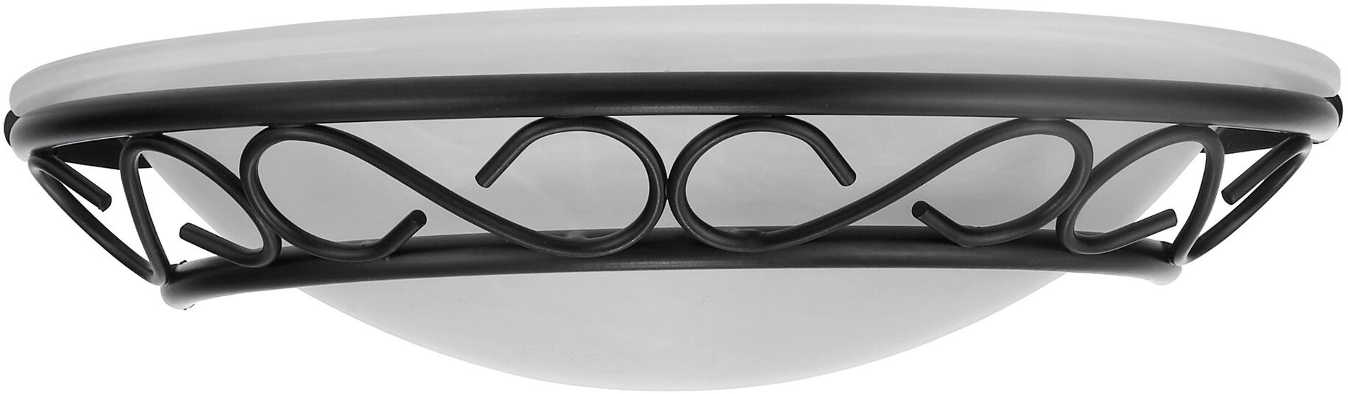 Rabalux Athen plafon 1x60 W biały-czarny 3721