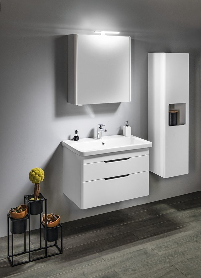 Sapho Ella szafka 76,5 cm podumywalkowa wisząca biały EL080-3030