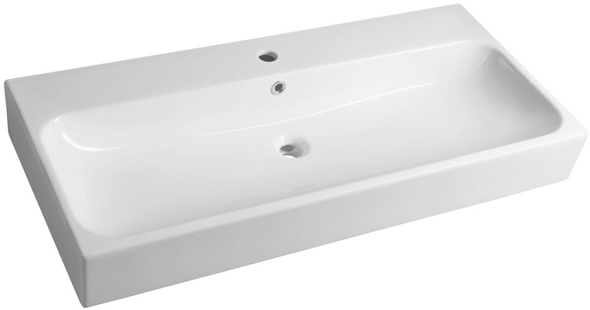 Sapho Toridi umywalka 101x46,5 cm ścienna prostokątna biała TU0221