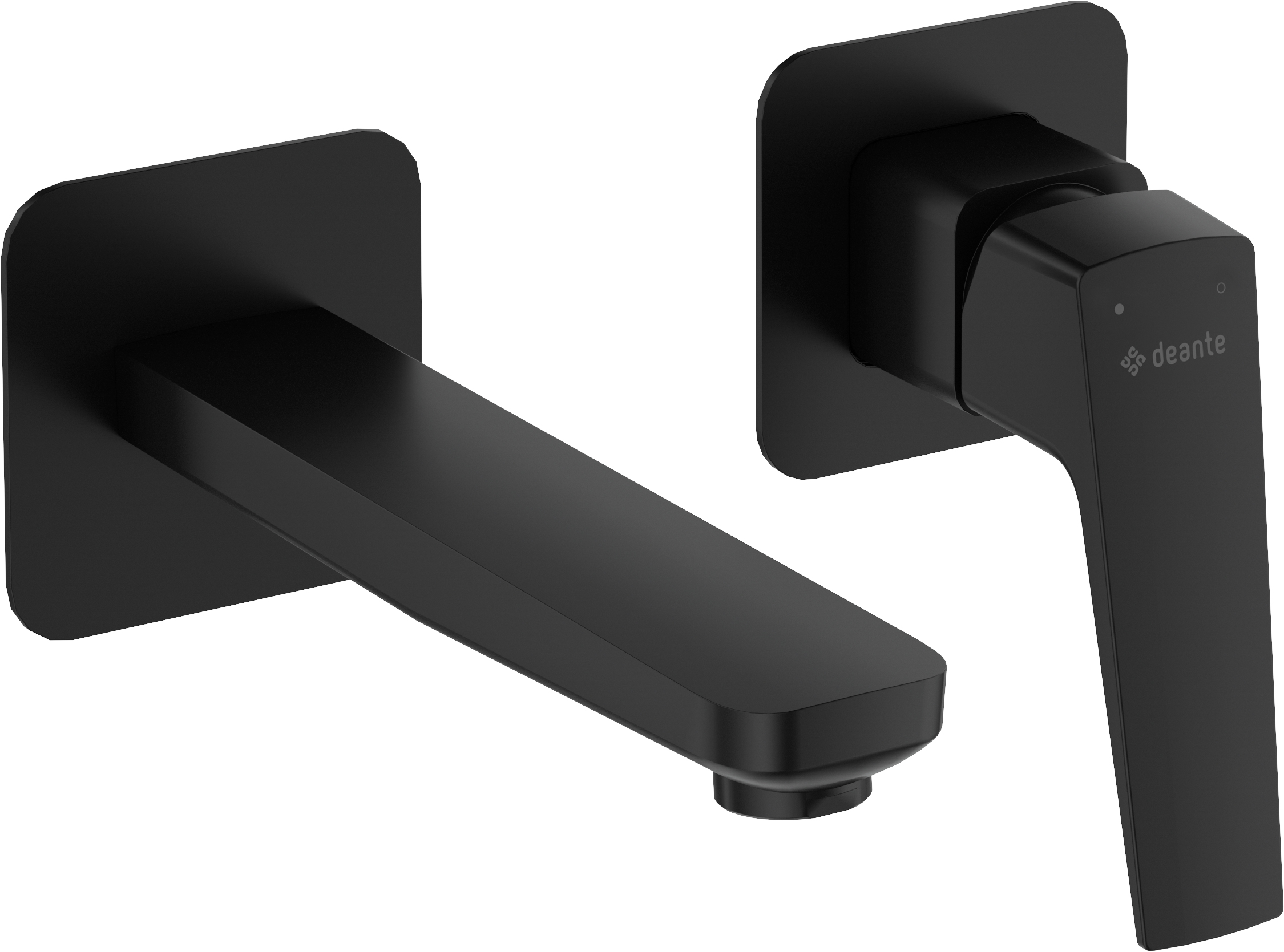 Deante Blur bateria umywalkowa podtynkowa czarna BQL_N54L